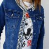 Kurtka Katana Jeans z Perełkami IGA M-5XL - obrazek 2