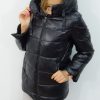 Kurtka Zimowa Pikowana MOON Plus Size Czarna 42-52 - obrazek 4