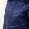 Kurtka Zimowa Pikowana Płaszczyk EVA Plus Size Granat 42-54 - obrazek 3