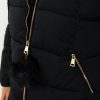 Kurtka Zimowa Pikowana z Pomponikiem WENDY Czarna S-XXL - obrazek 3