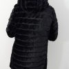 Dwustronna Kurtka Pikowana Futerko MILA2 Plus Size Czarna 42-52 - obrazek 3