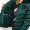 Kurtka Zimowa Pikowana FELICIA Plus Size Zielona 44-52 - obrazek 3