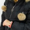 Kurtka Zimowa Pikowana ENRICA Plus Size Czarna 44-52 - obrazek 4