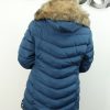 Kurtka Zimowa Pikowana ENRICA Plus Size Błękitna 44-52 - obrazek 2