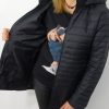Kurtka Pikowana Przejściowa NELLY Plus Size Czarna 46-54 - obrazek 2