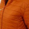 Kurtka Pikowana Przejściowa NELLY Plus Size Karmel 46-54 - obrazek 3