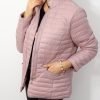 Kurtka Pikowana Przejściowa DARIA Plus Size Puder 42-52