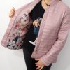Kurtka Pikowana Przejściowa DARIA Plus Size Puder 42-52 - obrazek 2