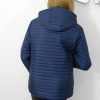 Kurtka Pikowana Wiosenna Groszki PAOLA Plus Size Granat 44-52 - obrazek 5