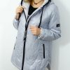 Kurtka Pikowana Przejściowa LEXY Plus Size Szara 40-54 - obrazek 5