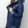 Kurtka Pikowana Przejściowa LEXY Plus Size Granat 40-54 - obrazek 4