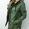 Kurtka Pikowana Przejściowa LEXY Plus Size Khaki 40-54