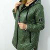 Kurtka Pikowana Przejściowa LEXY Plus Size Khaki 40-54 - obrazek 5