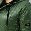 Kurtka Pikowana Przejściowa LEXY Plus Size Khaki 40-54 - obrazek 3