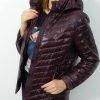 Kurtka Pikowana Przejściowa BESS Plus Size Marsala 42-52