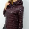 Kurtka Pikowana Przejściowa BESS Plus Size Marsala 42-52 - obrazek 4