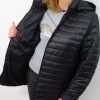 Kurtka Pikowana Przejściowa BEA Plus Size 50-60 czarna - obrazek 3