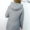 Kurtka Dwustronna Płaszczyk KARLA Plus Size Szara 42-52 - obrazek 4