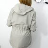 Kurtka Parka Wiatrówka SANDY 42-50 szara - obrazek 5