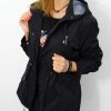 Kurtka Parka Wiatrówka SANDY 42-50 czarna - obrazek 3