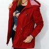 Kurtka Parka Wiatrówka SANDY 42-50 bordo