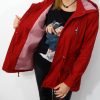 Kurtka Parka Wiatrówka SANDY 42-50 bordo - obrazek 2