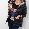 Kurtka Dwustronna Asymetryczna Przejściowa MODENA czarna S-XXL