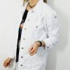 Kurtka Katana Długa Jeans z Dziurami i Przetarciami LEA biała S-L - obrazek 6