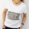 Bawełniany T-shirt SNAKE 2XL-4XL biały