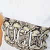 Bawełniany T-shirt SNAKE 2XL-4XL biały - obrazek 2