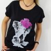 Bawełniany T-shirt SŁOŃ 2XL-4XL czarny