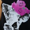 Bawełniany T-shirt SŁOŃ 2XL-4XL czarny - obrazek 2