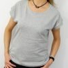 Bawełniany T-shirt GŁADKI 2XL-4XL szary