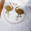 Bawełniany T-shirt FLAMINGI 2XL-4XL biały - obrazek 2