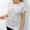 Bawełniany T-shirt KWIATEK 2XL-4XL szary - obrazek 3
