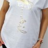Bawełniany T-shirt KWIATEK 2XL-4XL biały - obrazek 2