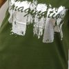 Bawełniany T-shirt IMAGIN 2XL-4XL oliwka - obrazek 2