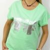 Bawełniany T-shirt IMAGIN 2XL-4XL mięta