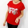 Bawełniany T-shirt IMAGIN 2XL-4XL czerwony - obrazek 3