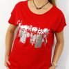 Bawełniany T-shirt IMAGIN 2XL-4XL czerwony