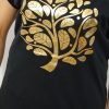 Bawełniany T-shirt DRZEWKO 2XL-4XL czarny - obrazek 2