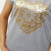 Bawełniany T-shirt KORONKA 2XL-4XL szary - obrazek 2