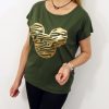 Bawełniany T-shirt MYSZKA2 2XL-4XL khaki - obrazek 3