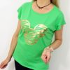 Bawełniany T-shirt MYSZKA2 2XL-4XL zielony - obrazek 3