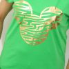 Bawełniany T-shirt MYSZKA2 2XL-4XL zielony - obrazek 2