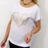 Bawełniany T-shirt PIÓRKA 2XL-4XL biały - obrazek 3
