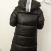 Kurtka Pikowana Zimowa z Lampasem LONG S-XL czarna - obrazek 2