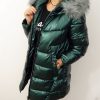 Kurtka Zimowa Pikowana STYLIA 42-50 zielona
