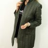 Płaszczyk Drobno Pikowany Przejściowy ELLIE 40-50 khaki - obrazek 3