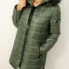 Kurtka Pikowana Zimowa ELIA 40-52 khaki - obrazek 4